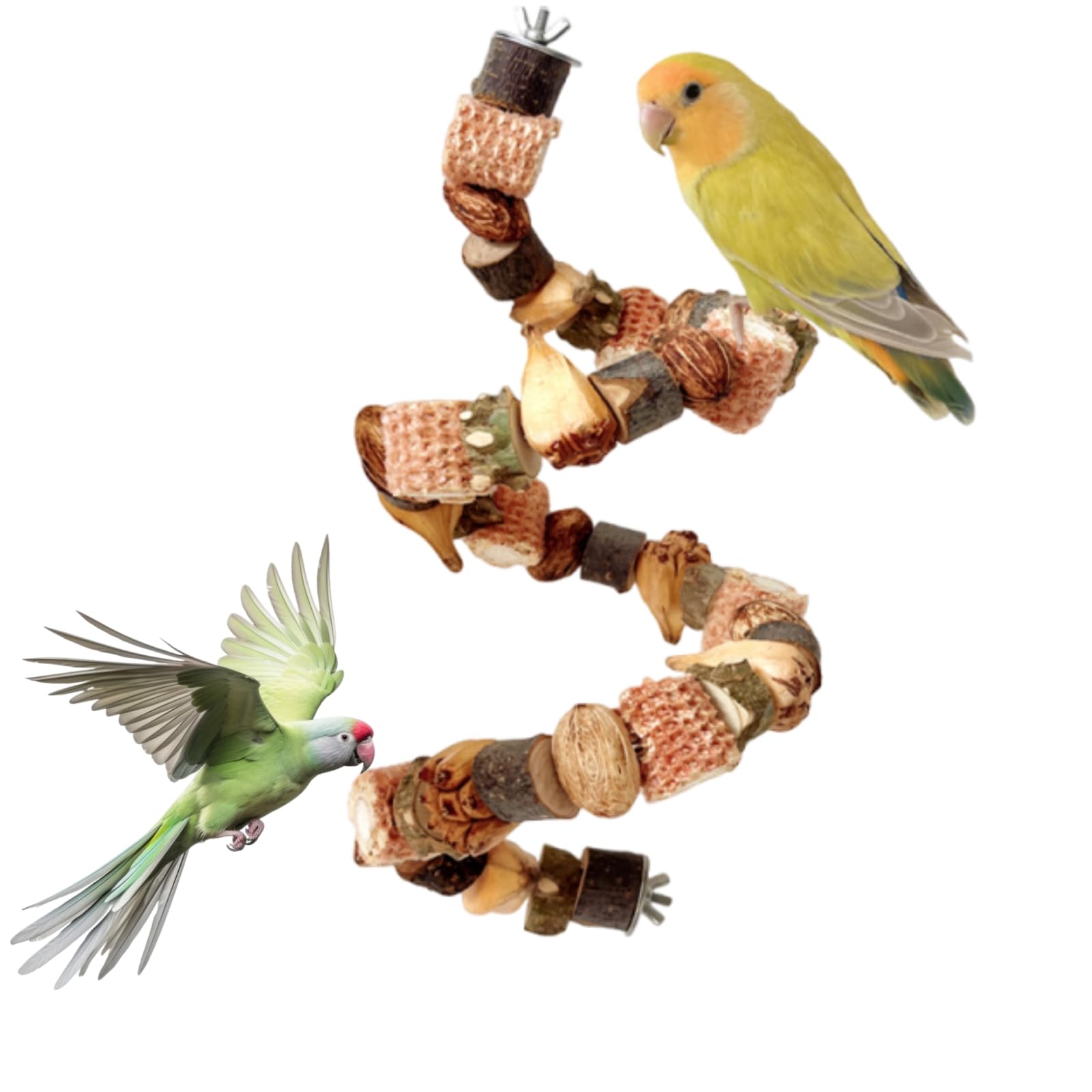 Amazon | [YFFSFDC] インコ 噛むおもちゃ 止まり木 鳥用パーチ 木